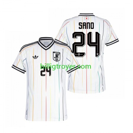 Billige Fotballdrakter Japan Kaishu Sano 24 Bortedraktsett World Cup 2026 Kortermet